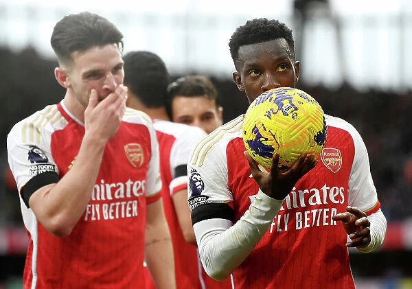 Arsenal's Eddie Nketiah Scores Third Goal vs Sheffield United in 2023-24 Premier League