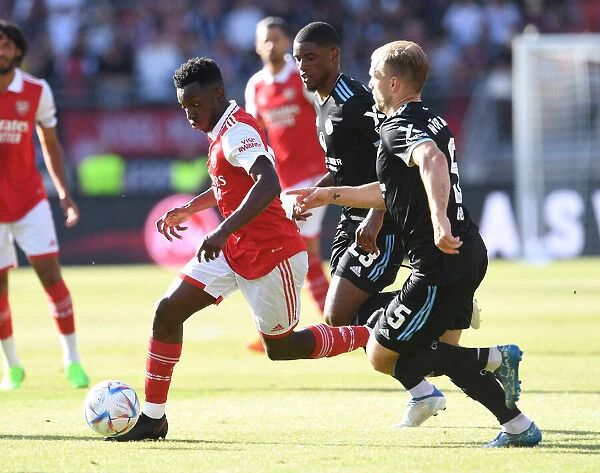 Arsenal's Eddie Nketiah Stars in Pre-Season Win Against 1. FC Nurnberg