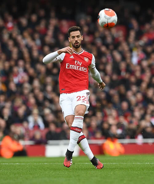 Arsenal's Pablo Mari in Action against West Ham United, Premier League 2019-2020