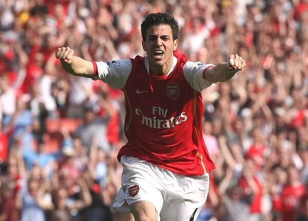 Fabregas's Thriller: Arsenal Takes the Lead 2-1 vs. Bolton Wanderers, FA Premiership, 2007