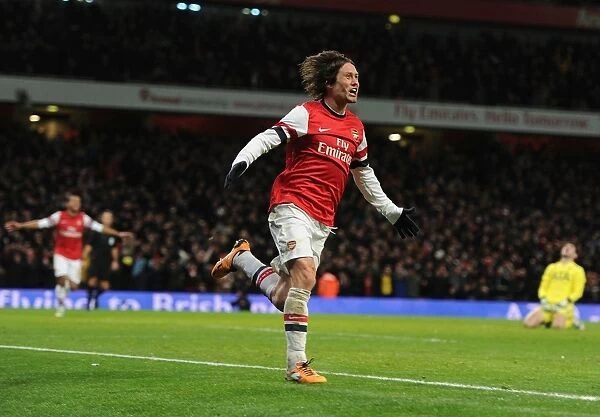 Rosicky's Double: Arsenal Triumphs Over Tottenham in FA Cup Third Round Thriller