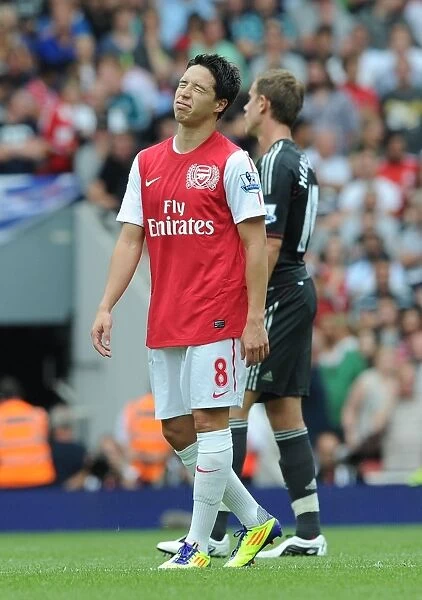 Samir Nasri in Action: Arsenal vs. Liverpool, Premier League 2011-2012