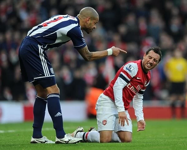 Santi Cazorla vs. Steven Reid: Controversial Penalty Call in Arsenal vs. West Bromwich Albion (2012-13)