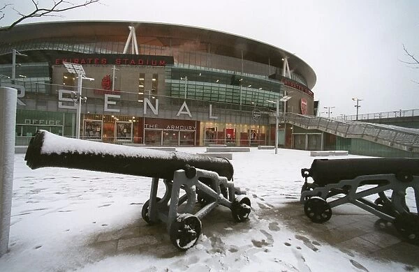 Winter's Enchantment at Emirates: A Football Wonderland in Snow