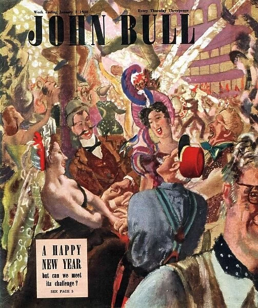 John Bull 1948 1940s UK new years eve party magazines