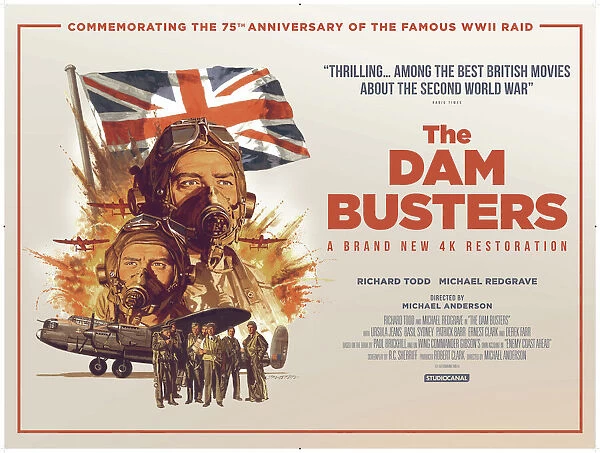 The Dam Busters 2018 re-release quad artwork