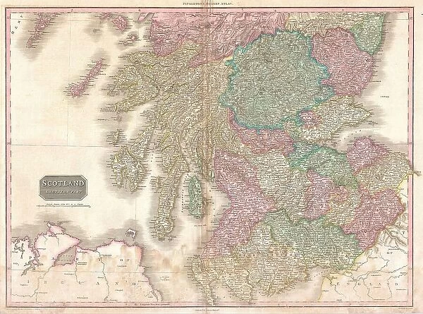 1818 Pinkerton Map Of Southern Scotland John Pinkerton