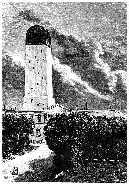 Astronomical observatory at Cambridge, Massachusetts. The Director of the observatory