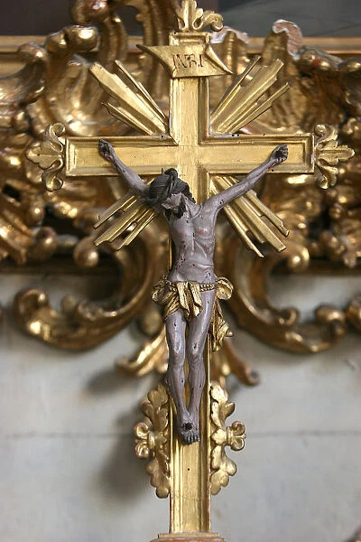 Baroque-style crucifix
