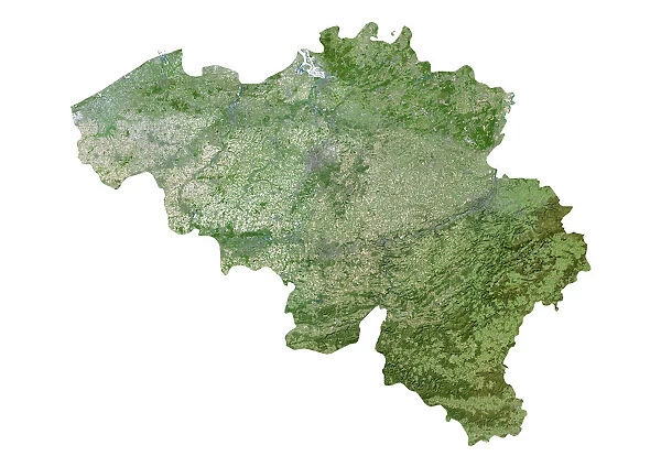 Belgium, Satellite Image