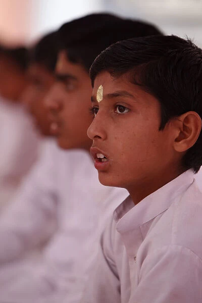 Brahmachari (Hindu temple students)