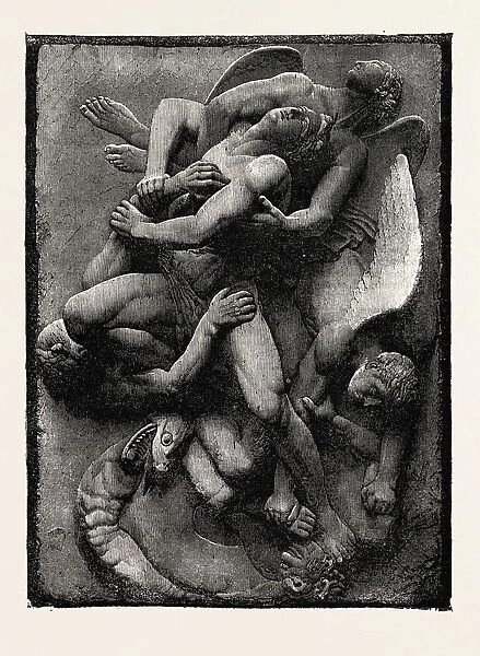 Deliver US from Evil, from the Lyra Germanica, 1860 Engraving