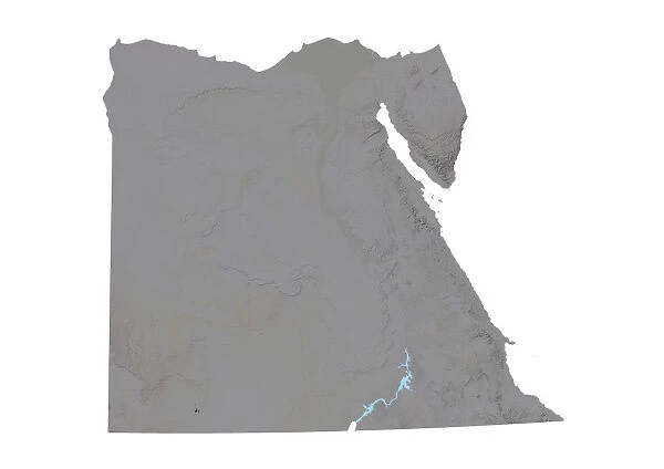 Egypt, Relief Map