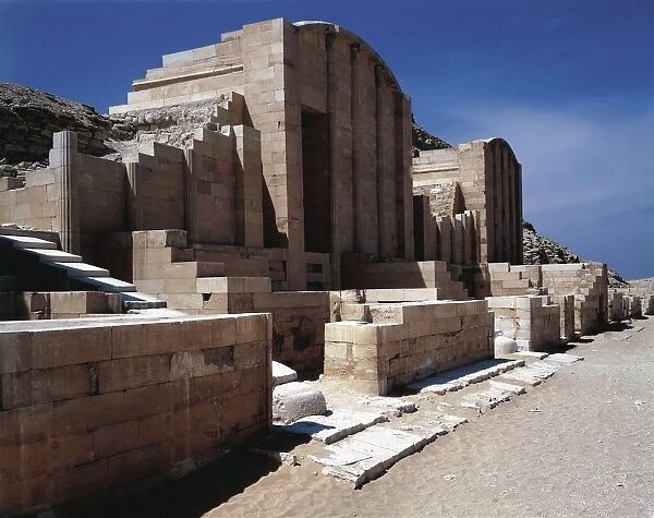 Egypt, Saqqara Necropolis, Pyramid Complex of Djoser, Heb Sed Court