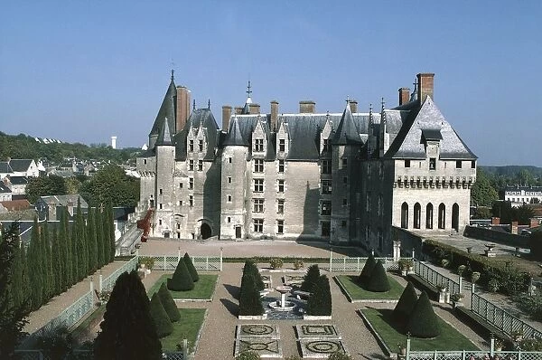 France, Indre-et-Loire, Langeais Castle exterior