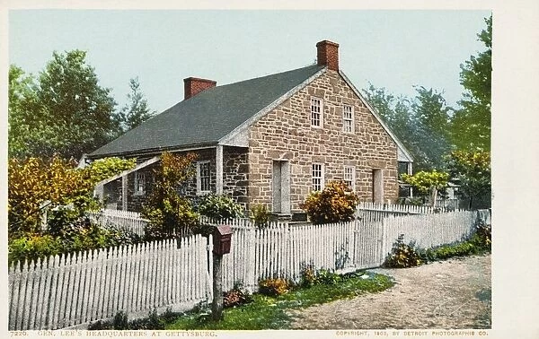 Gen. Lees Headquarters at Gettysburg Postcard. 1903, Gen. Lees Headquarters at Gettysburg Postcard