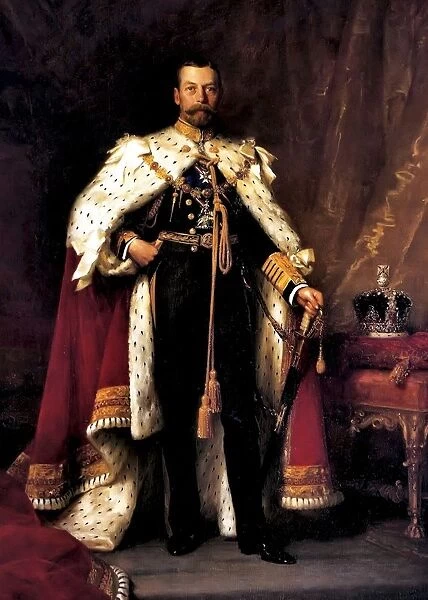 George V 1865 - 1936, king of the United Kingdom and emperor of India, 1910 - 1936