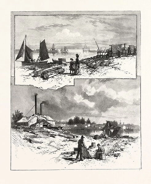 Georgian Bay and the Muskoka Lakes, Sketches at Meaford, Canada, Nineteenth Century