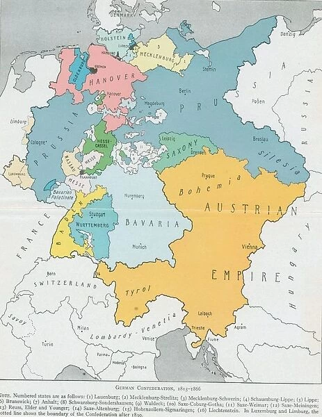 The German Confederation 1815 - 1866