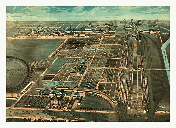 The Great Union Stock Yards Of Chicago By By Walsh & Co