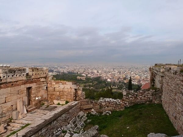Greece, Athens, Acropolis, Propylaea