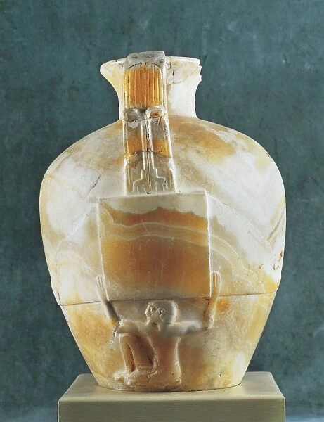 Heb-Sed alabaster vase from Saqqara