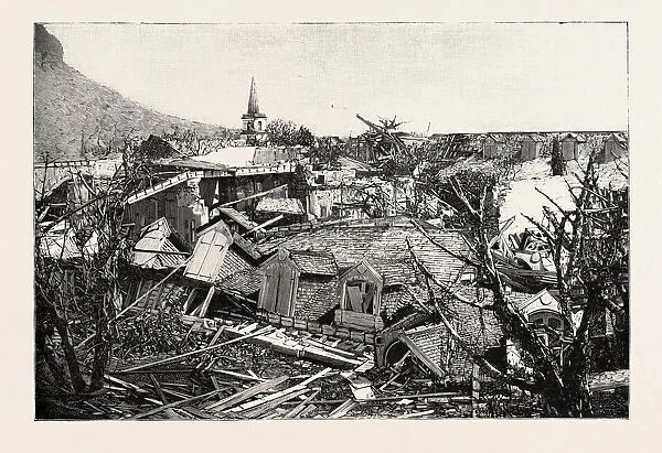 The Hurricane In Mauritius: Views Of The Ruins In Port Louis: Ruins Of The Western Wing Of The Cathedral-aided Schools
