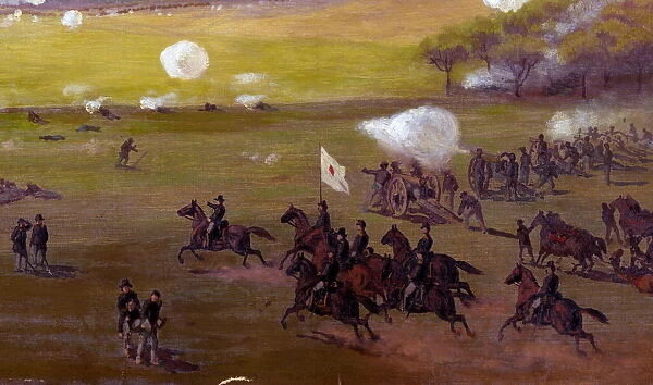 Illustration of Battle of Gettysburg, 1894