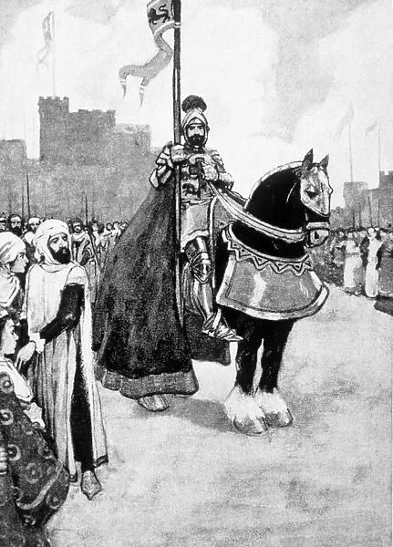 Illustration - Richard I leaving for crusades
