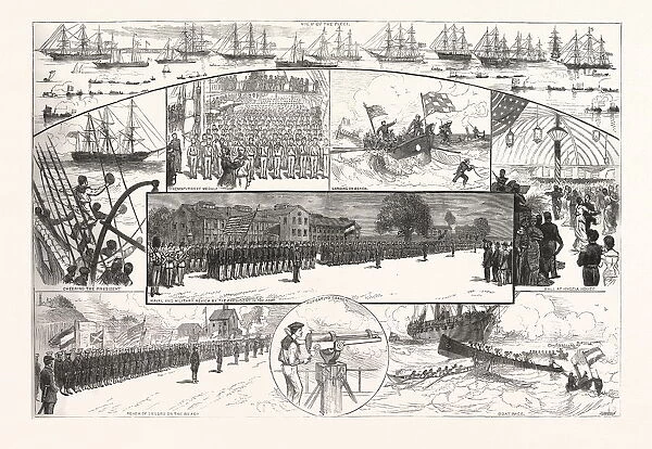 Incidents The Naval Review Fortress Monroe. From Sketches By J. o. Davidson