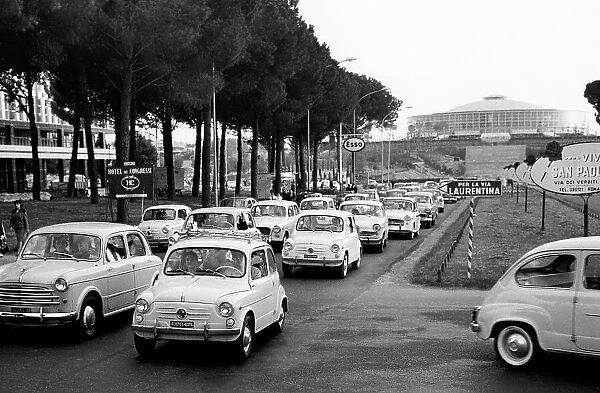 Italy. Traffic In Rome. 1960s