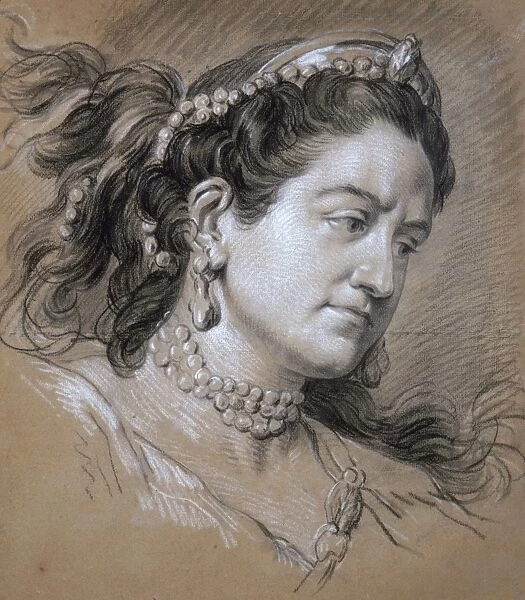 La Clairon (1723-1803) born Clair Josephe Hippolyte Leris, French actress, for