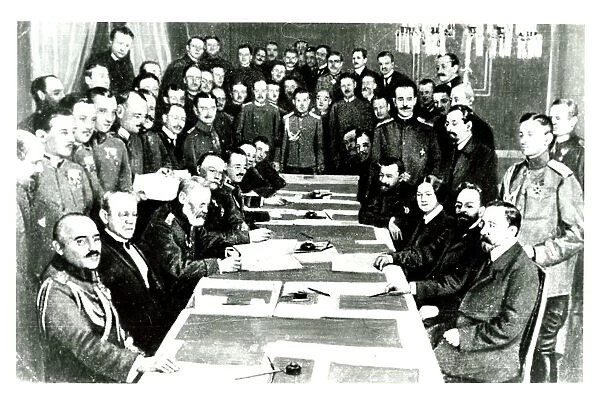 Negotiating Treaty of Brest - Litovsk