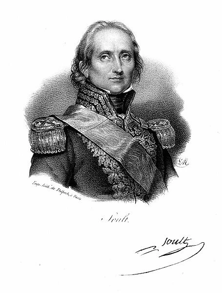 Nicolas Jean de Dieu Soult (1769-1851) French soldier: created Marshal of France by Napoleon 1804