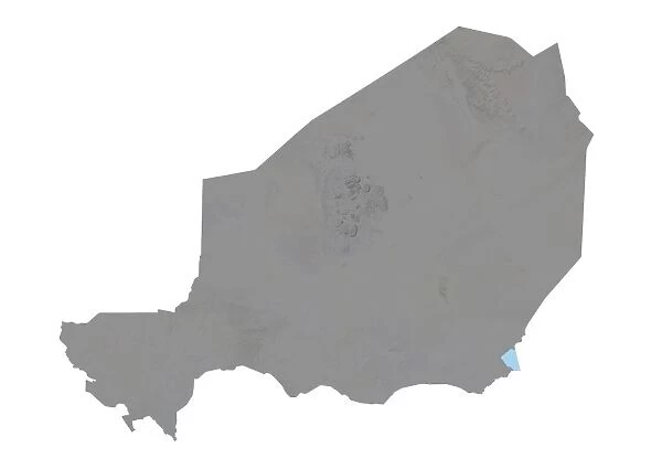 Niger, Relief Map