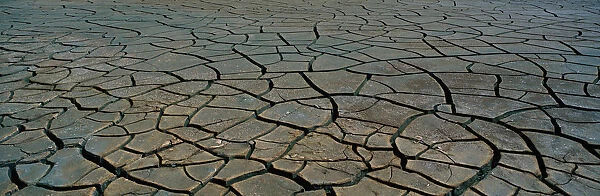 This is a pattern in dry, cracked mud