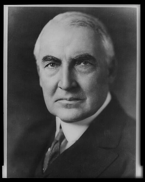 Portrait of President Warren Harding, 1921