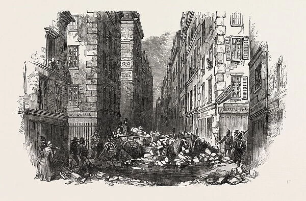 The Revolution In France: The First Barricade