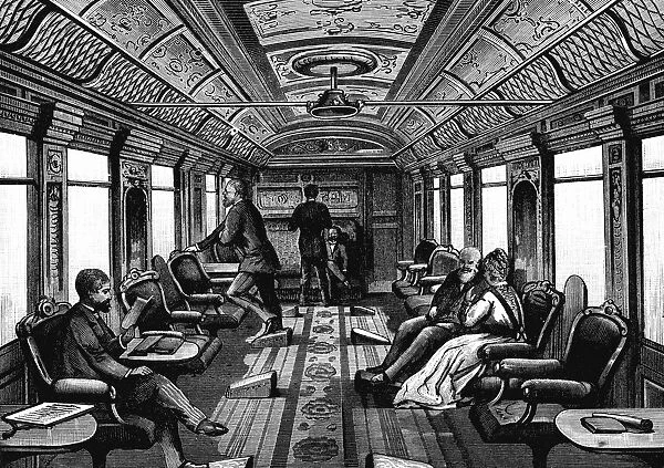 Saloon car on Orient Express
