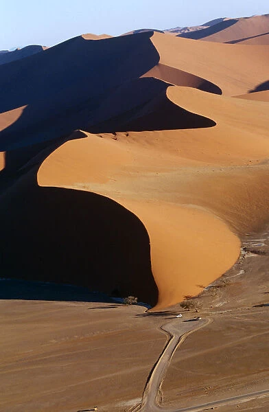 Sand Dunes in Desert, Namibia, Africa