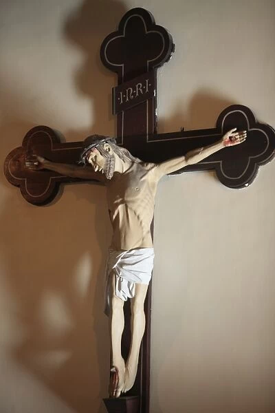 Spanish crucifix in Sainte-Marie des Batignolles church