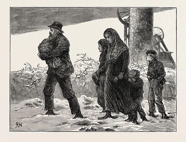 The Strike in South Wales, Uk: Sufferers from the Strike in Search of Relief, 1873