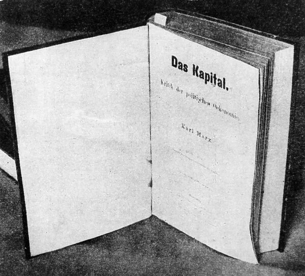 The title page of the first german edition of das kapital by karl marx (hamburg, 1867)