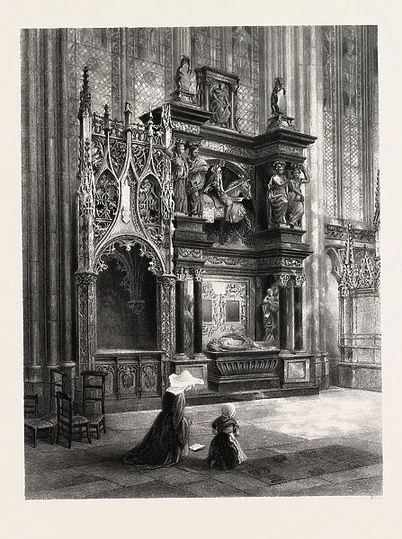 Tomb of Louis De Breze, Rouen Cathedral, Normandy and Brittany, France, 19th Century
