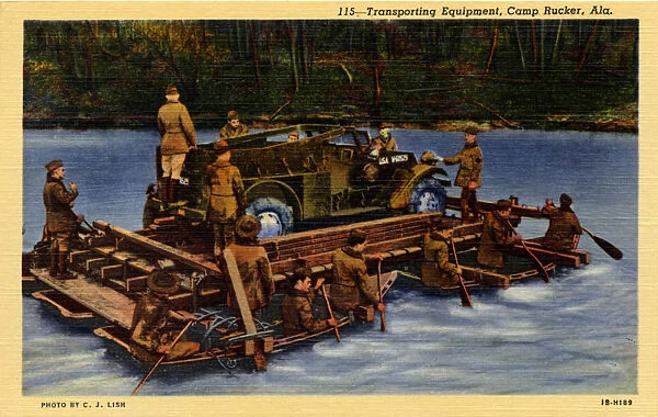 Transporting Equiptment, Camp Rucker, Alabama