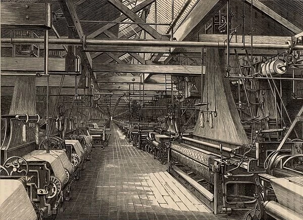 Weaving shed, Erskine Beveridge & Companys St Leonards Factory, Dunfermline, Scotland