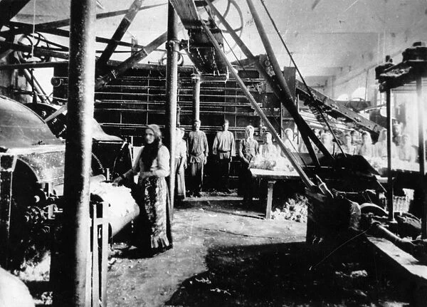 Workers at the ivanovo textile mill, 1905