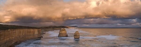 12 Apostles. A collection of limestone stacks off the shore of the Port