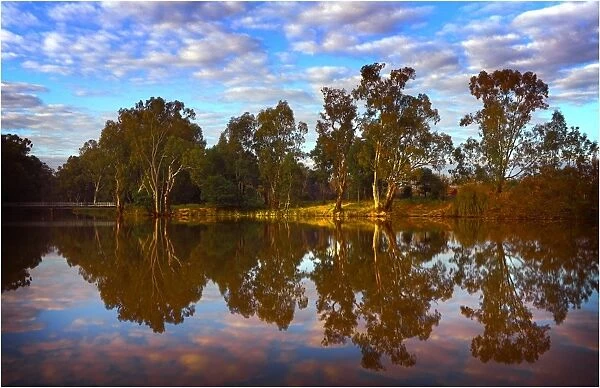 Autumn morning Lake Benalla, Central Victoria