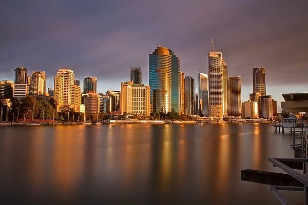 Brisbane city in morning light